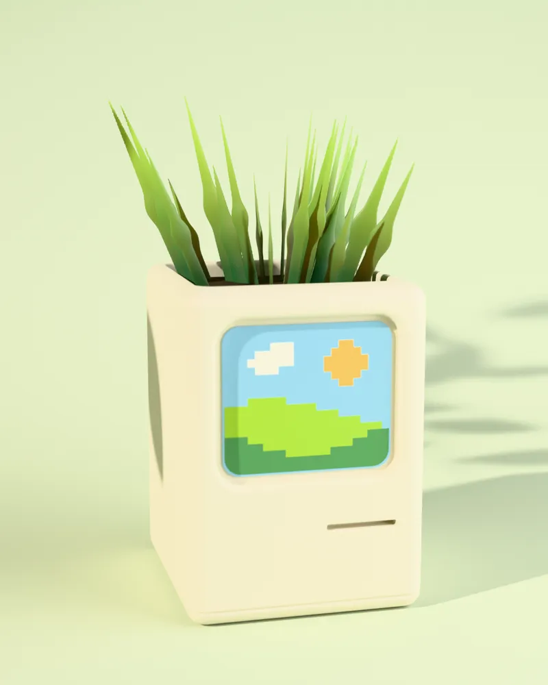 Desktop in Beige