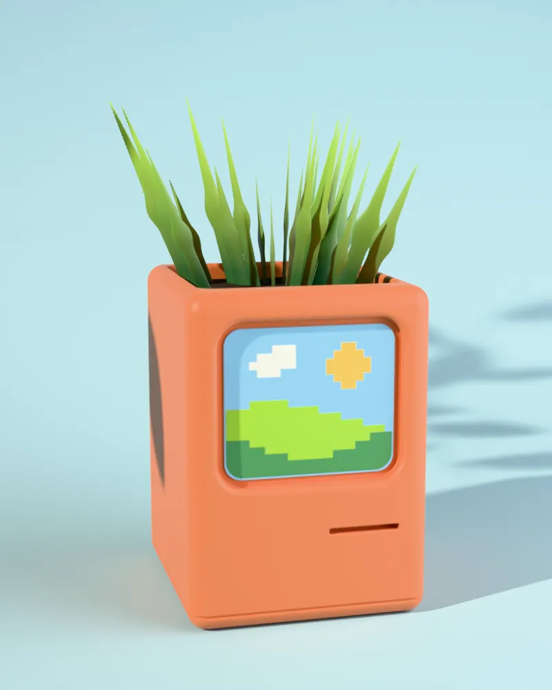 Desktop in Clay