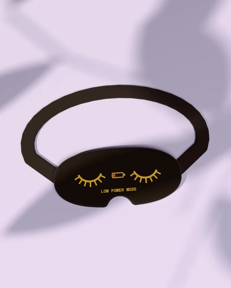 Low Power Mode Sleep Mask in Ink