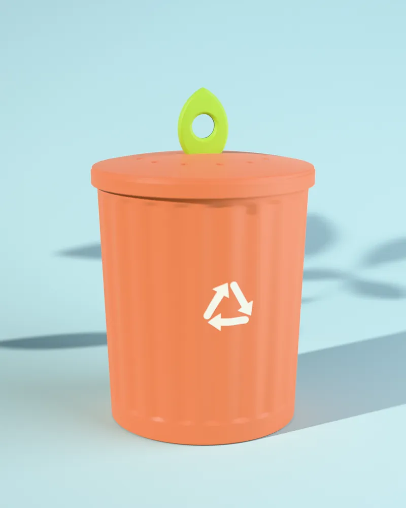 Recycle Bin in Clay