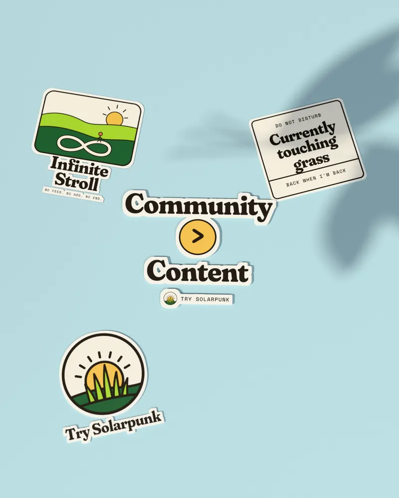 Stickers in Community