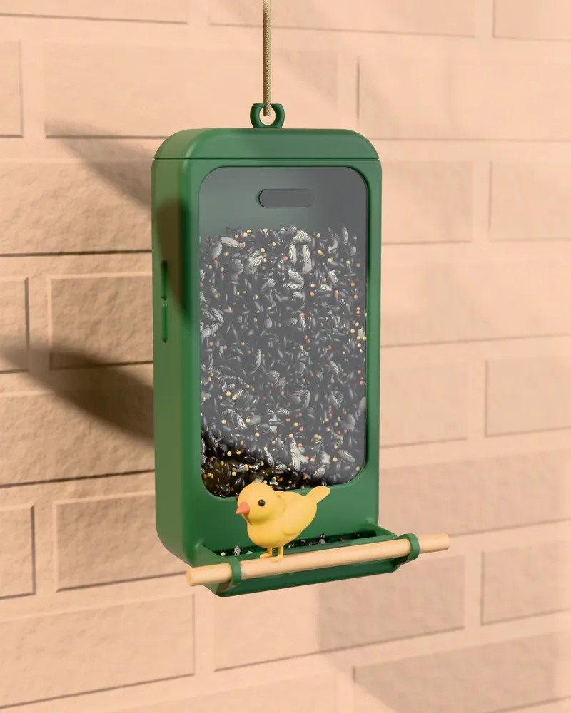 The Feed in Moss Titanium